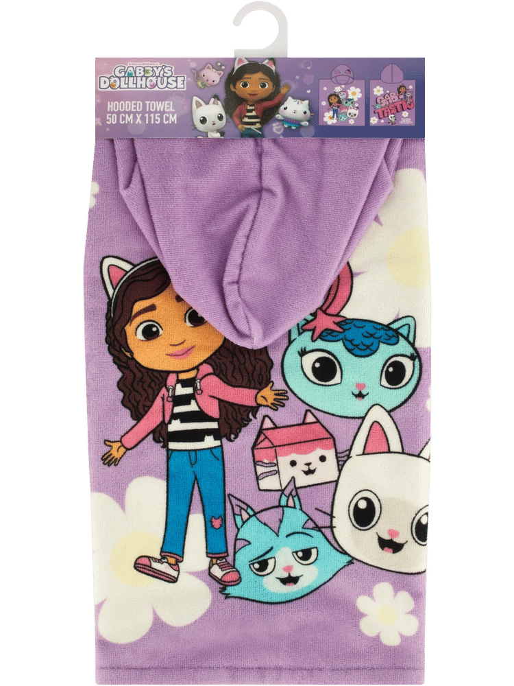 Gabby's Dollhouse Hooded Towel (2)