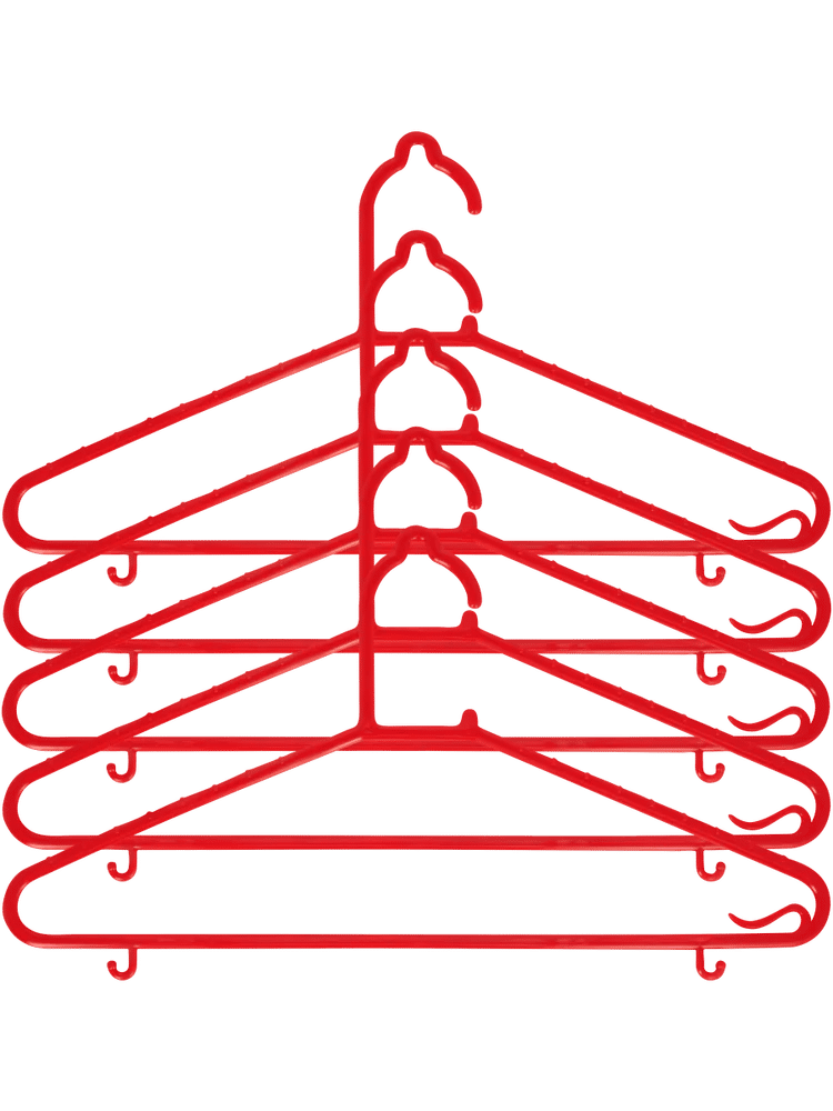 5 Pack Plastic Hangers (1)