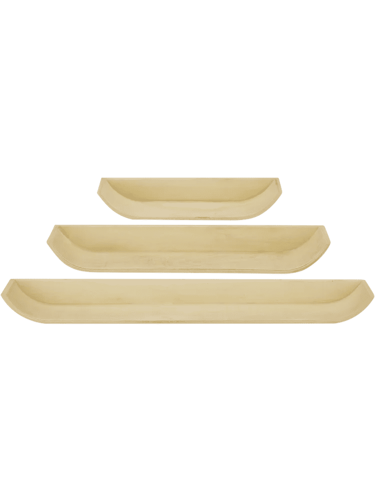 3 Piece Wooden Shelf Set