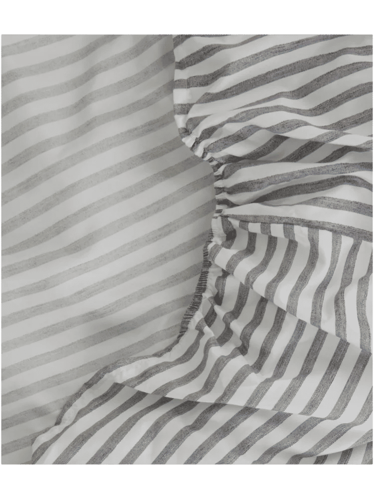 Clifton Stripe Fitted Sheet Three Quarter