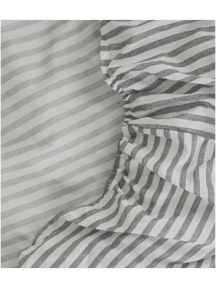Clifton Stripe Fitted Sheet Double
