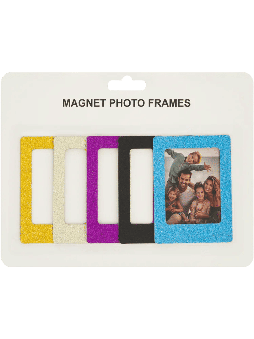 5 Piece Glitter Magnetic Photo Frame