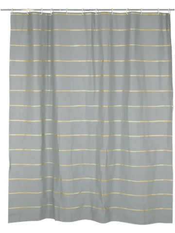 Metallic Stripe Shower Curtain