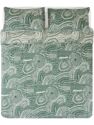 Printed Microfibre Duvet Cover Set Single