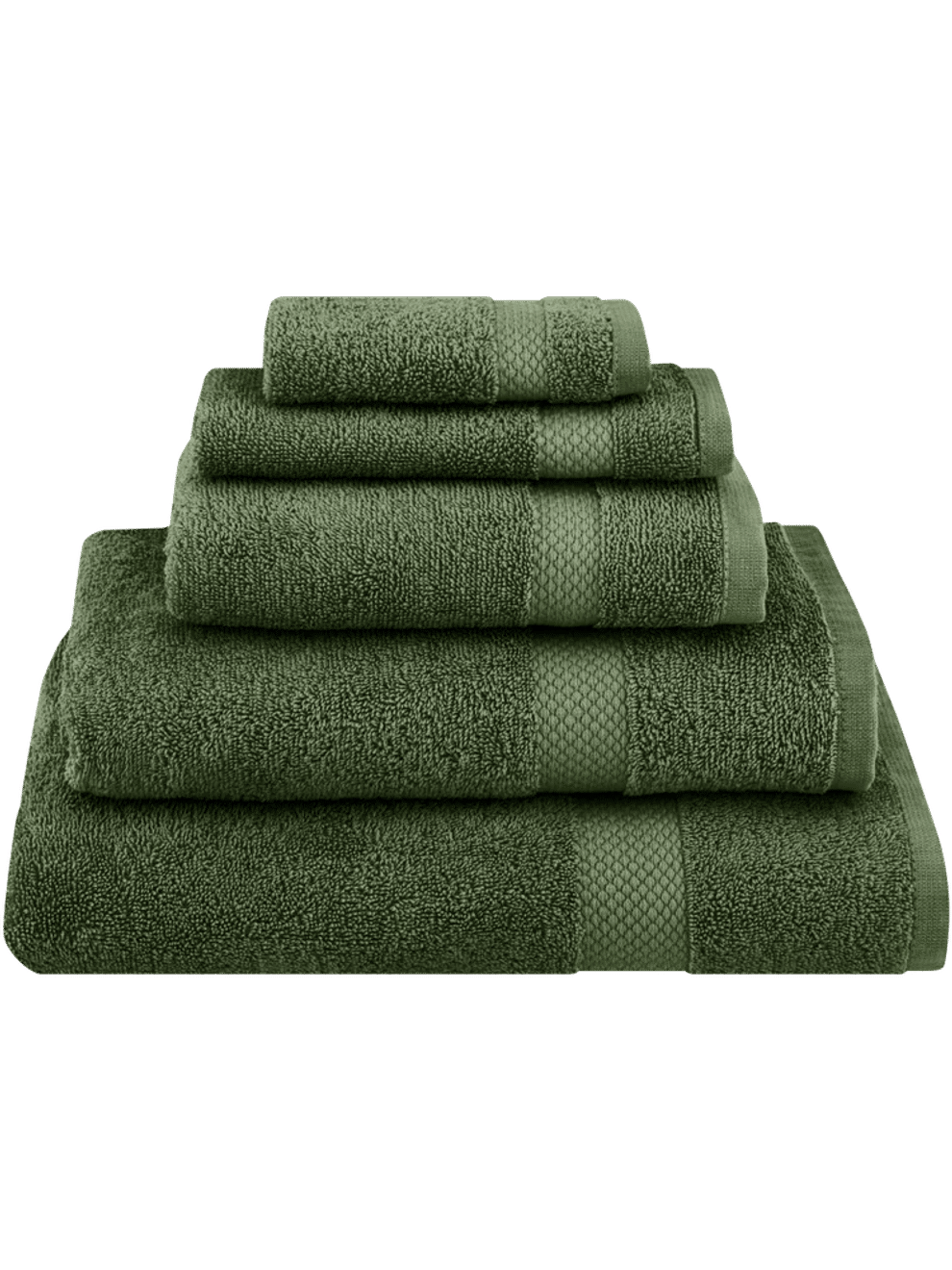Premium Green Hand Towel (2)