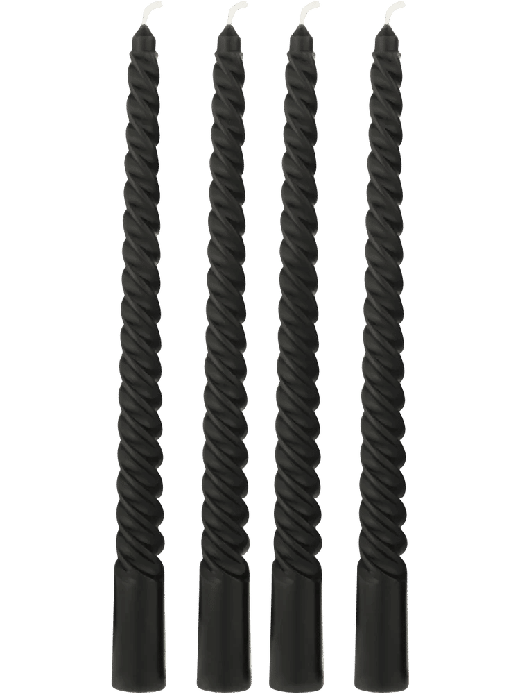 4 Pack Spiral Dinner Candles (1)