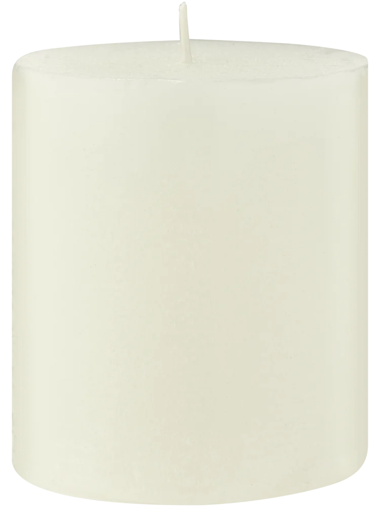 White Small Pillar Candle