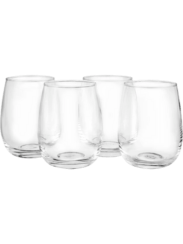 4 Pack Stemless Glasses