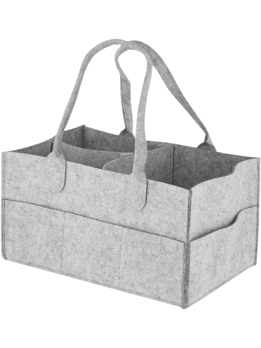 Grey Multi-Compartment Storage Caddy