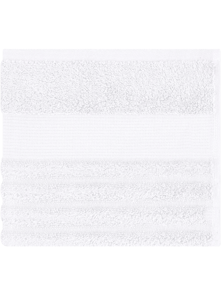 White Ripple Zero Twist Hand Towel (1)