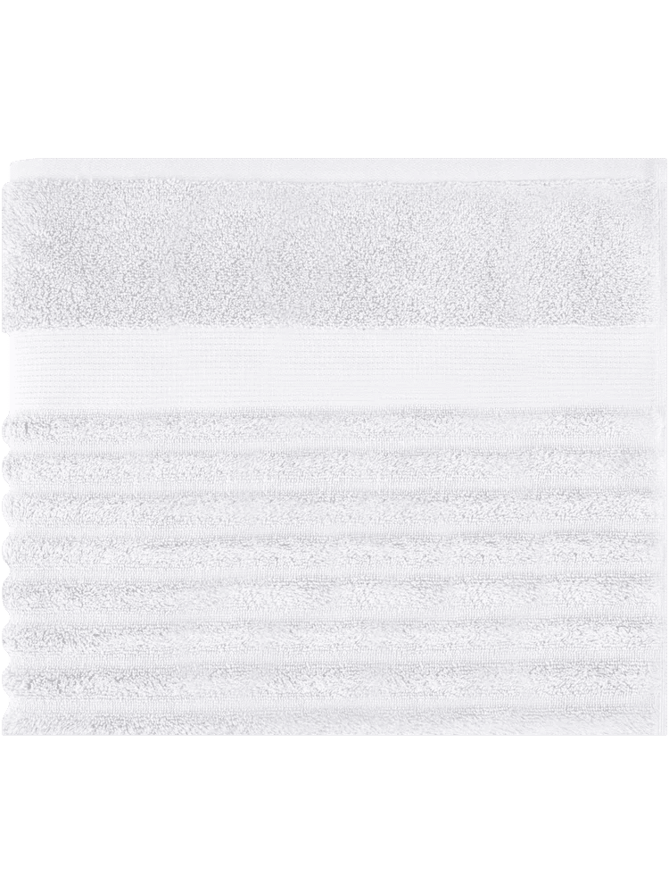 White Ripple Zero Twist Bath Sheet (1)