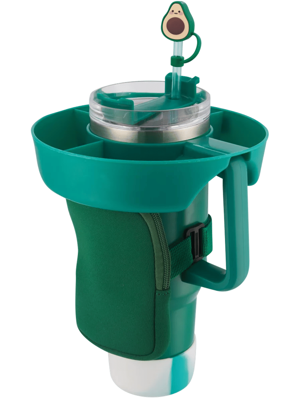 Green Tumbler Glass Pouch