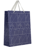 Blue Geometric And Squiggle Gift Bag (2)