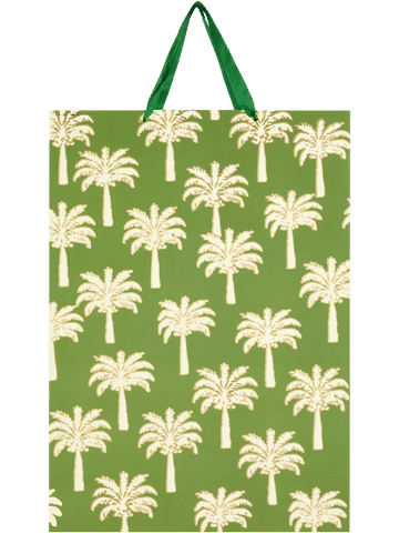 Palm And Scallop Gift Bag