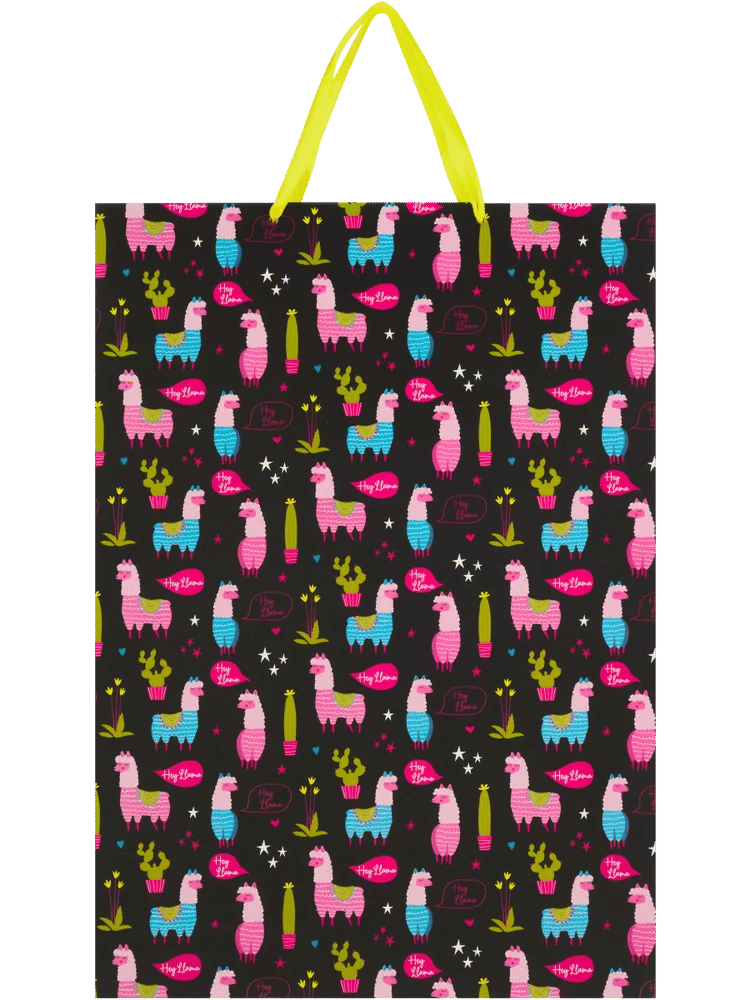 Extra Large Llama and Croc Gift Bag