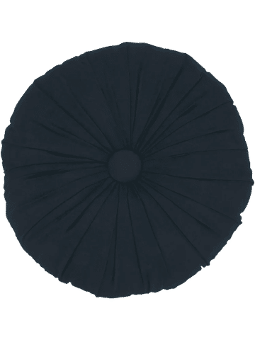 Denim Blue Round Scatter Cushion