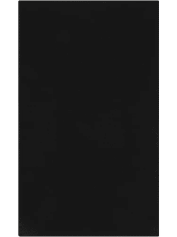 Large Plain Black Mat