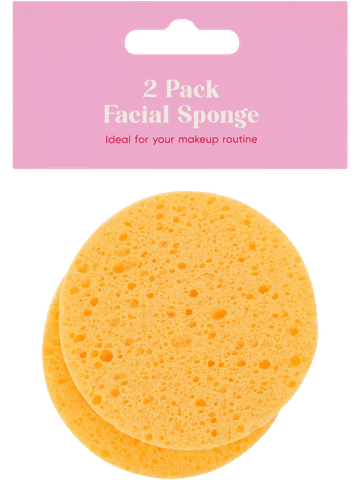 2 Piece Facial Sponge