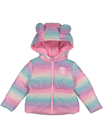 Minnie Mouse Rainbow Puffer Jacket