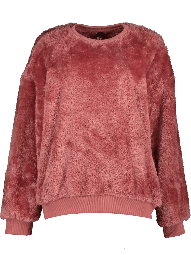 Pink Plush Faux Sweater
