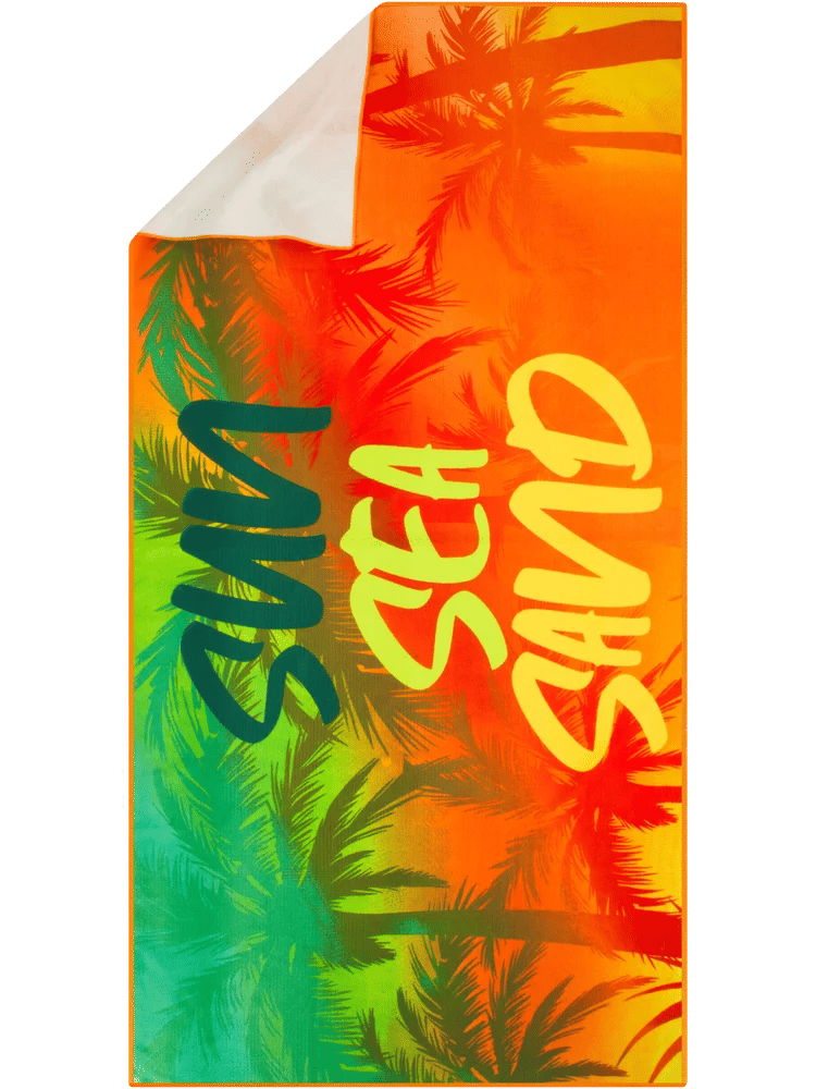 Sun Sea Sand Beach Towel