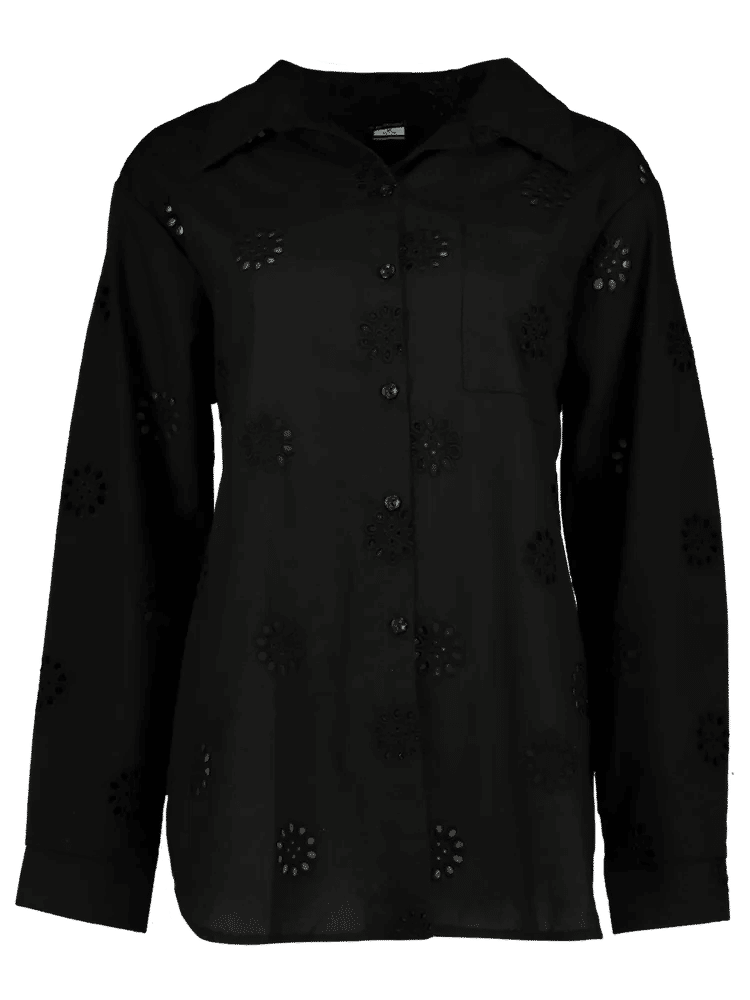 Embroidery Long Sleeve Shirt