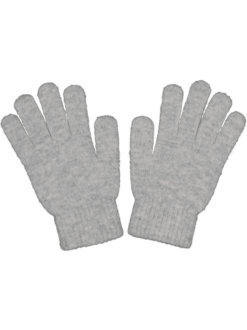 Grey Fluffy Gloves