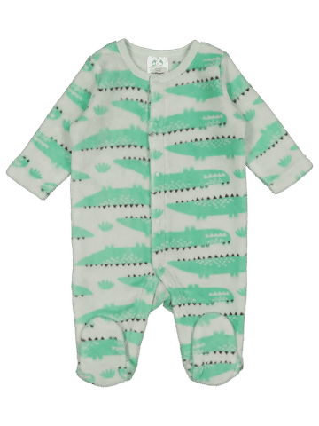 Coral Fleece Babygrow