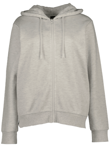 Grey Zip Active Hoodie