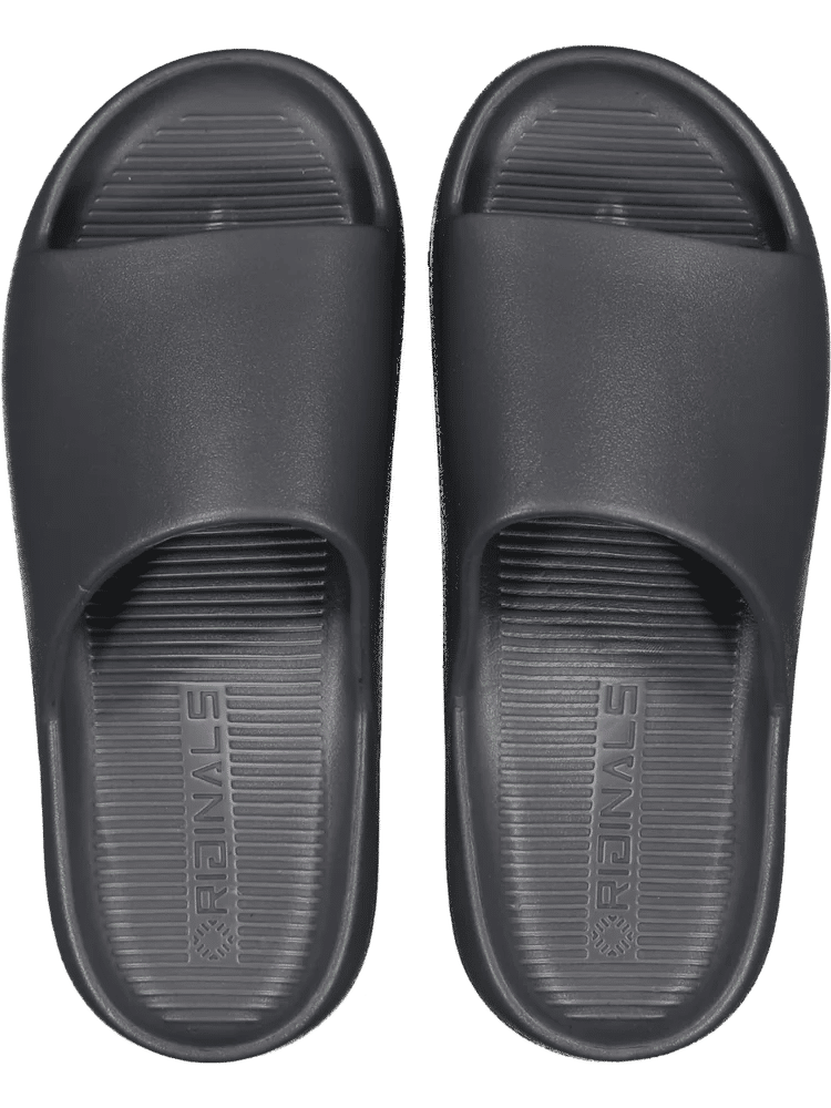 Grey Pool Slide Sandals