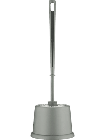 Silver Toilet Brush Set