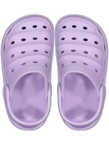 Purple Wave Moulded Sandals