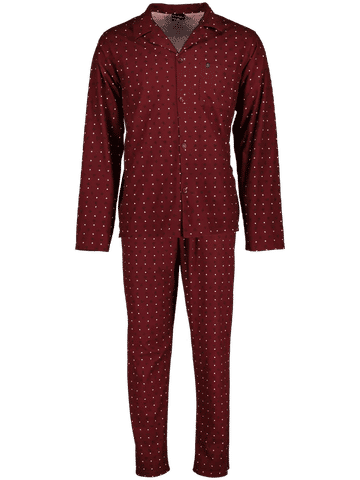 Long Sleeve Dotted Pyjama Set