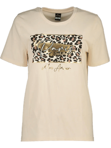Leopard Print Paris T Shirt