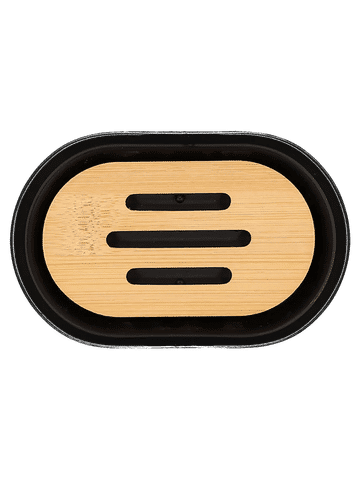 Black Plastic Soap Dish