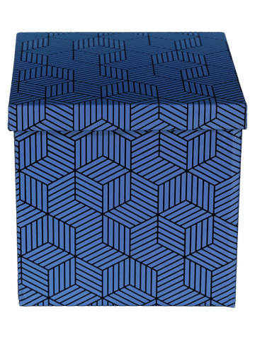 Blue Medium Collapsible Box