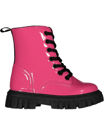 Hot Pink Biker Boots