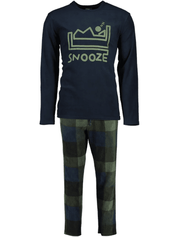 Check Fleece Pyjama Set