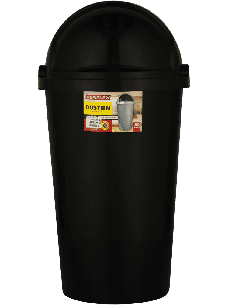 Plastic Dome Dust Bin 50l