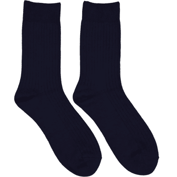 Boys Navy School Anklet Socks