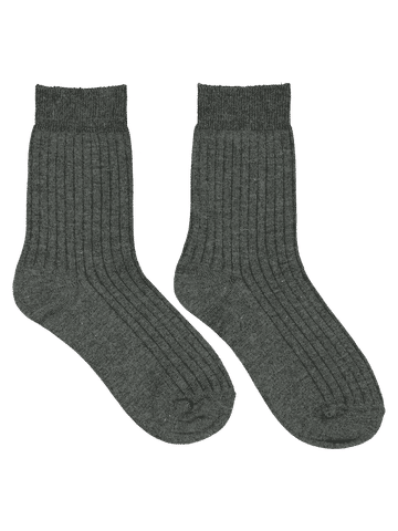 Boys Grey School Anklet Socks