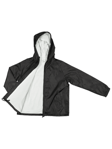 Black School Rain Jacket