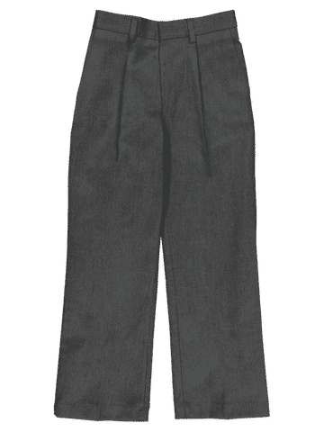Boys Grey School Pants