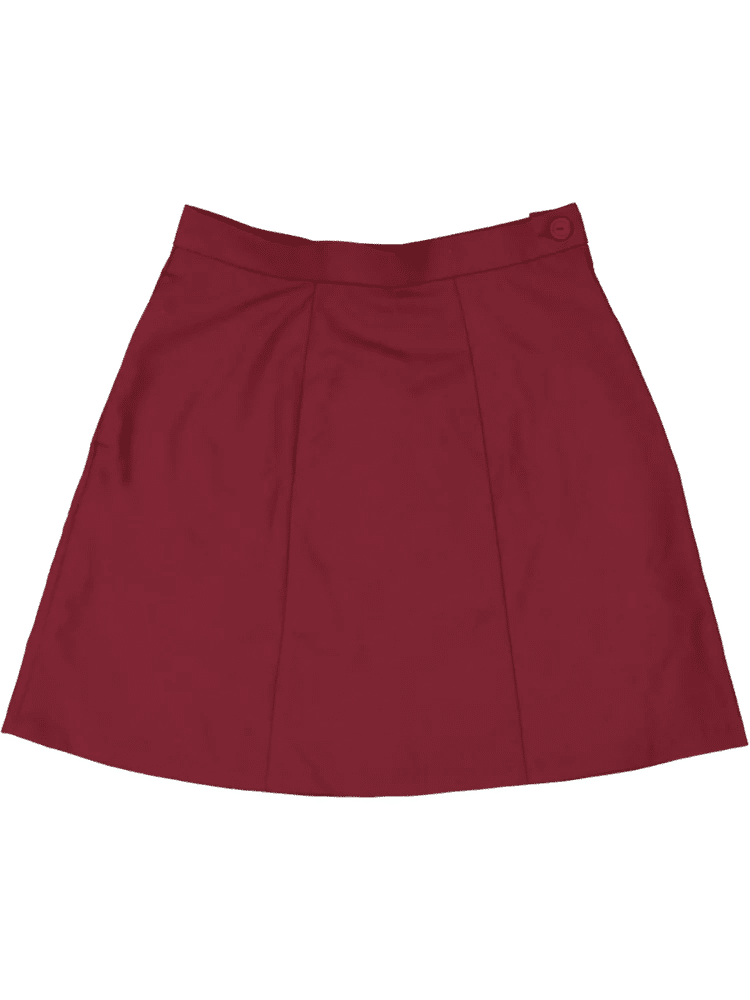 Maroon School Skirt
