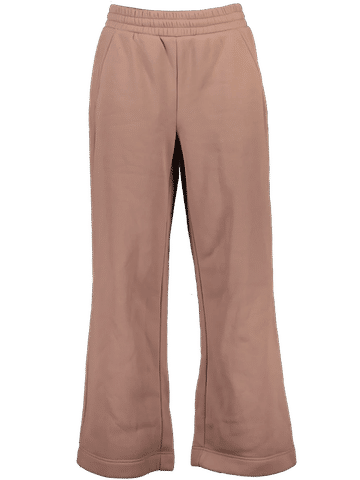 Brown Wide Leg Track Pants