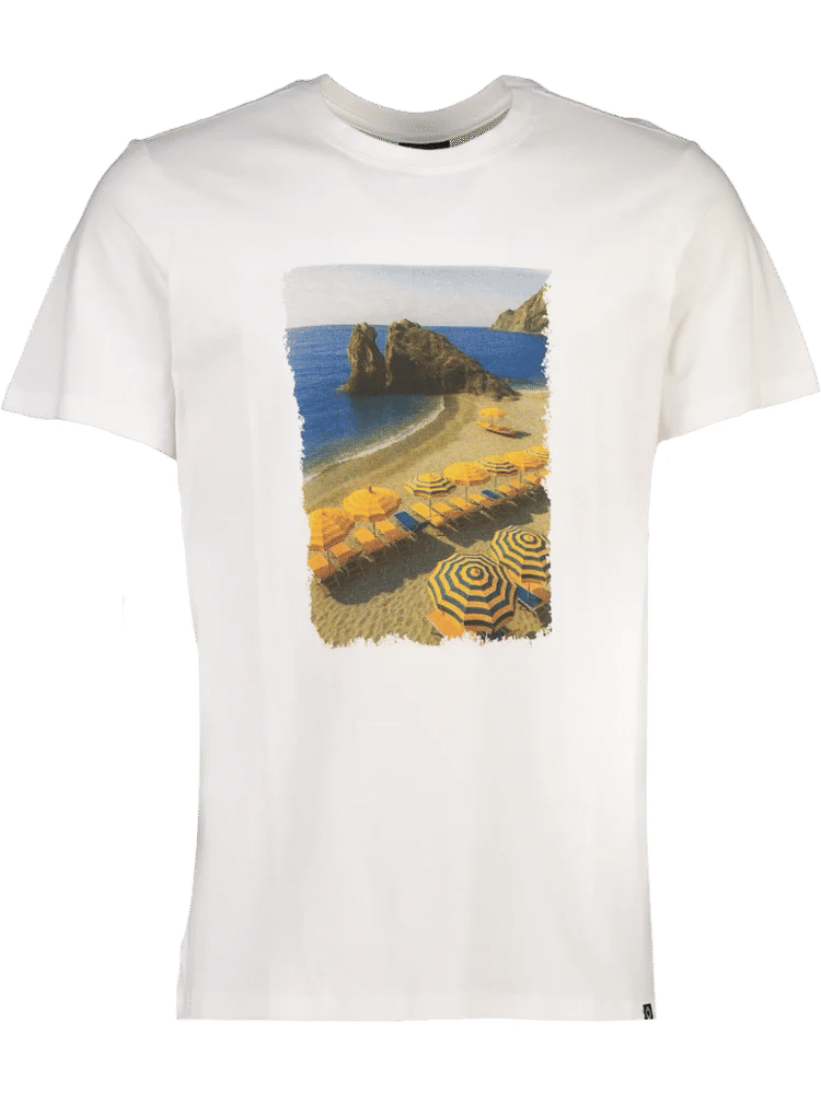 White Printed T-Shirt