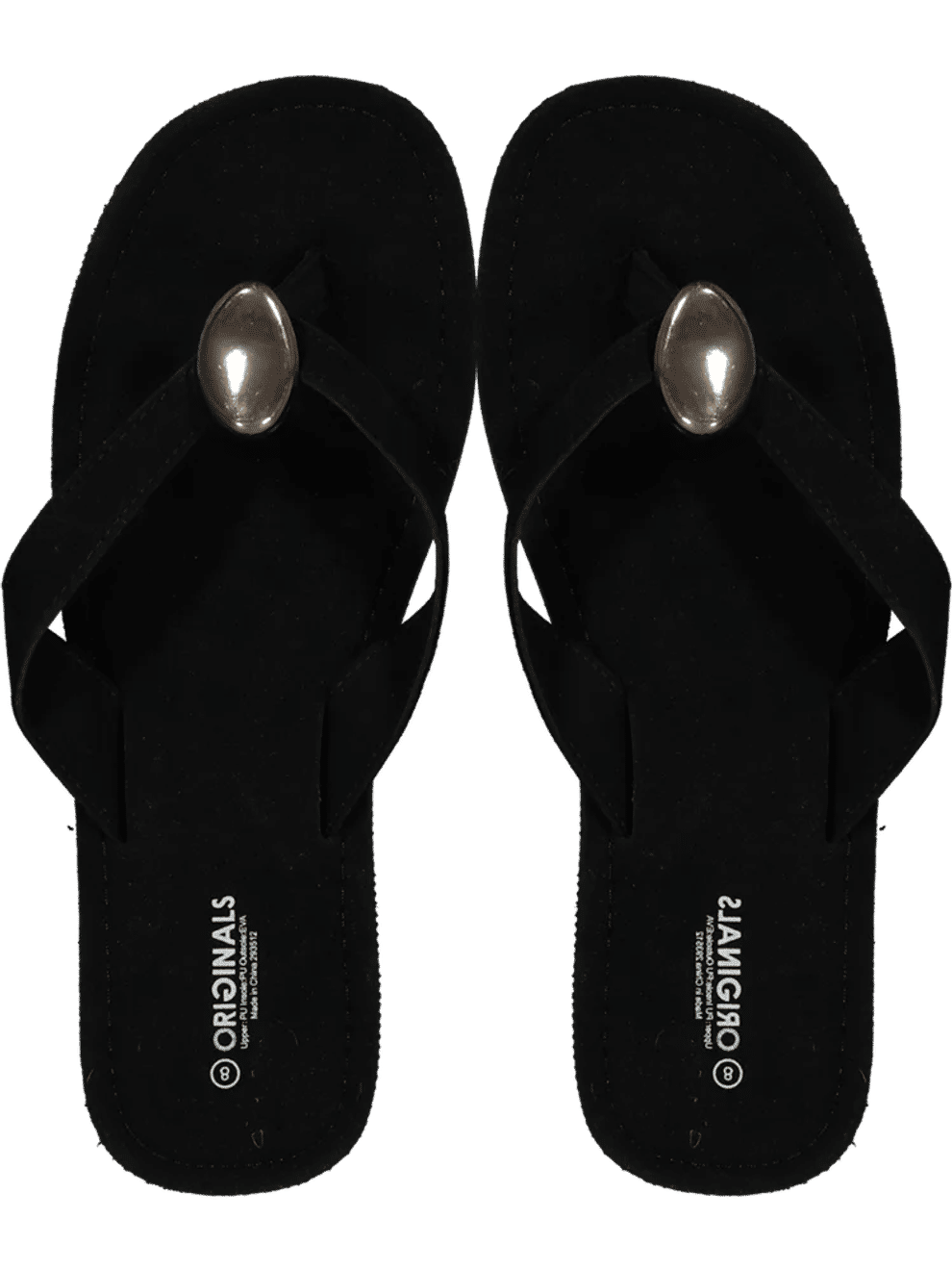 Black Flip Flops