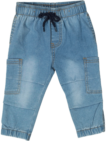 Lightwash Adjustable Denim Jeans
