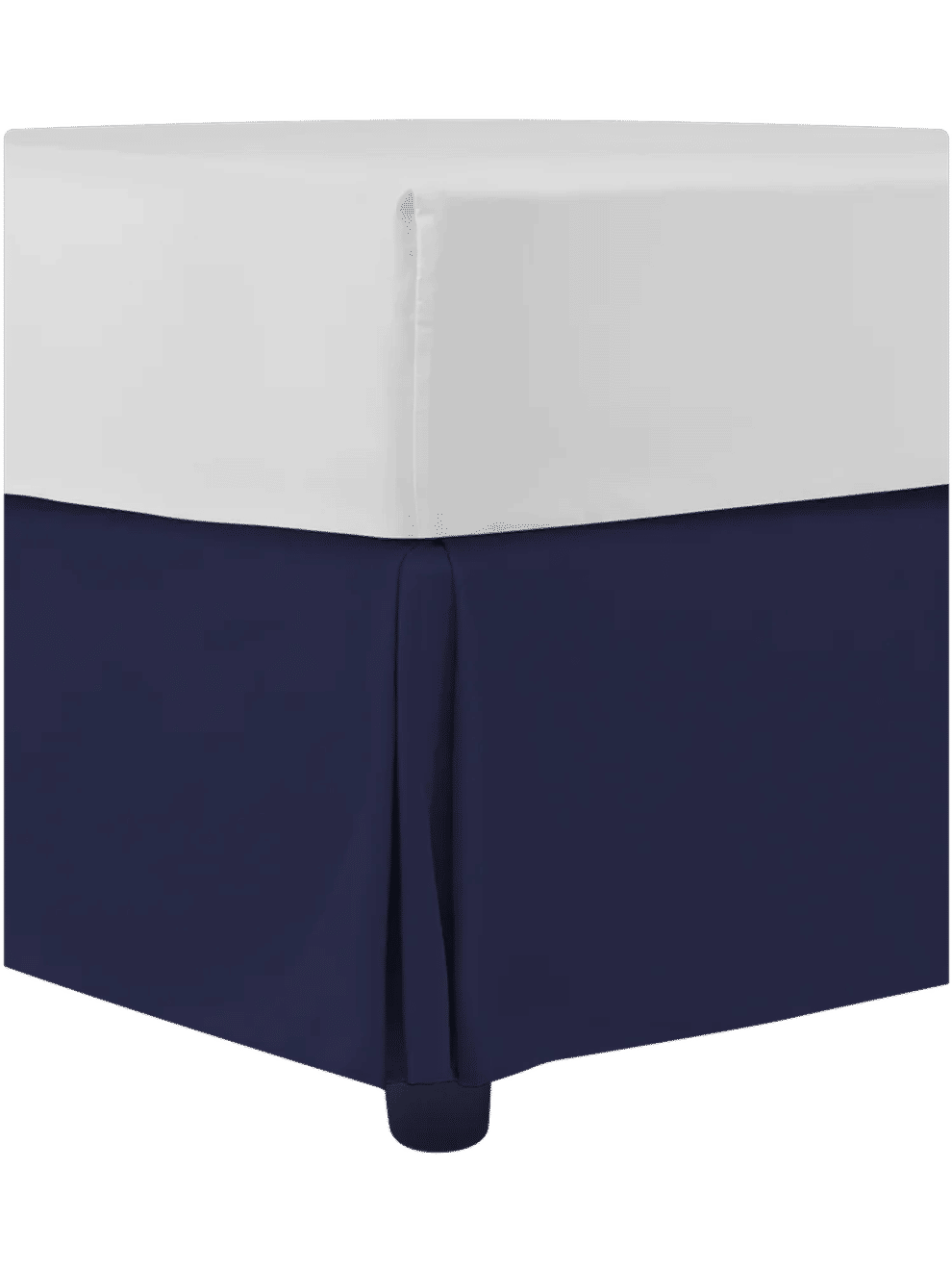 Dark Blue Single Bed Base Cover (2)