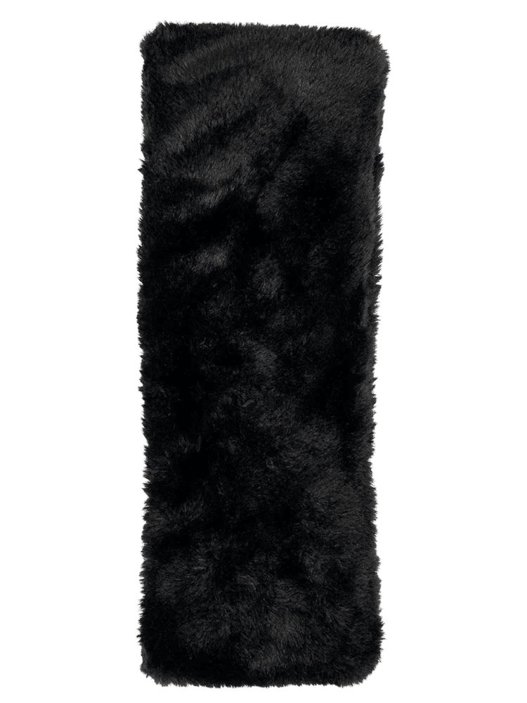 Soft Black Plush Heat Pack